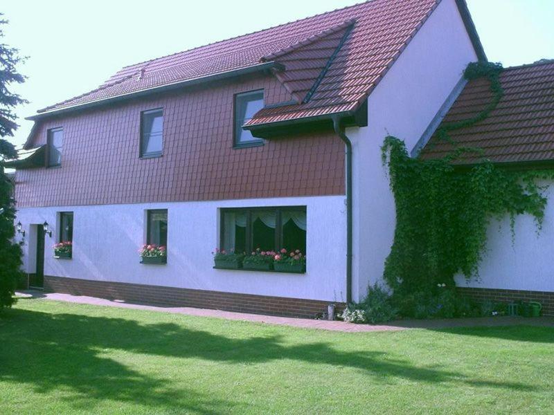 Pension Am Hasenberg Markische Heide Exteriör bild